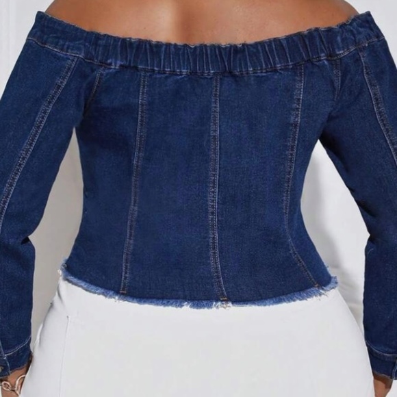 Blue Jean Off Shoulder XL - Picture 6 of 6